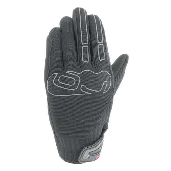 OJ HILL SİYAH KORUMALI MOTOSİKLET ELDİVENİ M - Resim 2