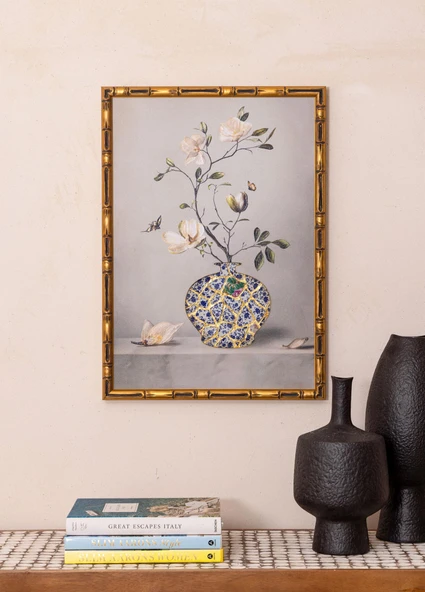 The Mia Floral Tablo 50x70x4 cm TBL0094 - 2