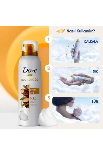 Köpük Duş Jeli Argan Yağı 200 ml X1 Duş Köpüğü Açai Yağı 200ml X1 - 8