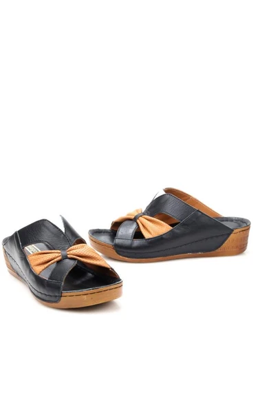 Pisagor Ps-32710 Ortopedik Kadın Hakiki Deri Terlik - 6