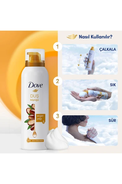 Köpük Duş Jeli Argan Yağı 200 Mlx1 Duş Köpüğü Deeply Nourishing Formül 200 ml X1 - 5