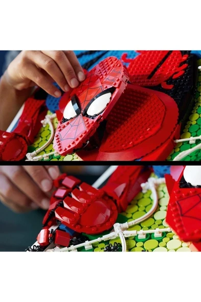 LEGO ® Art İnanılmaz Örümcek Adam 31209 - Yaratıcı Oyuncak Model Yapım Seti (2099 Parça) - 4