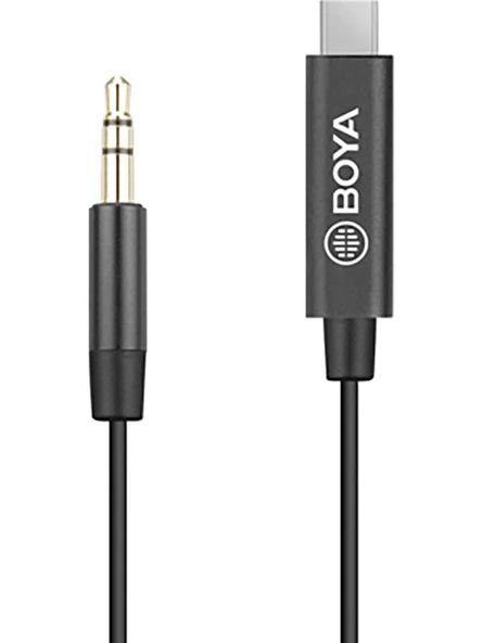 Boya By-K2 Type-C To 3.5mm Mikrofon Kablosu