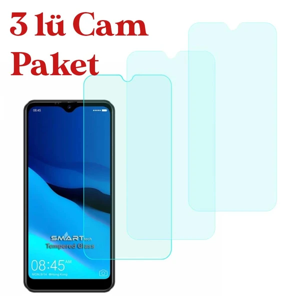 Reeder P13 Blue Temperli Kırılmaz Cam Ekran Koruyucu 3 Lü Set ürün görseli 1