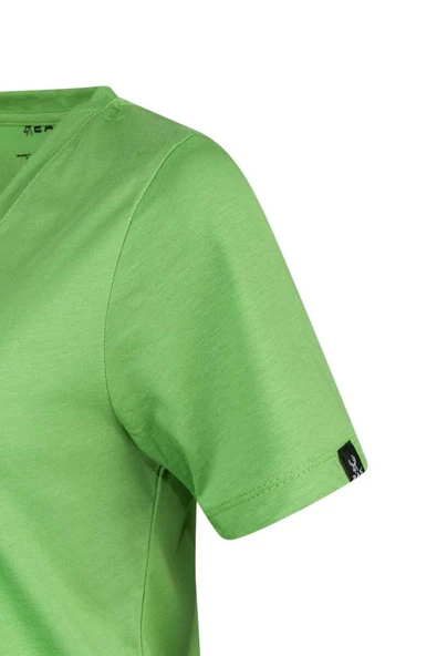 2AS ALONE BASKILI V YAKA KADIN T-SHİRT 413 - 11