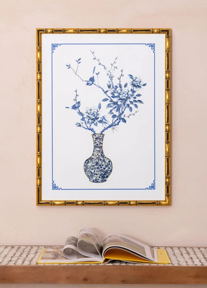 The Mia Floral Tablo 60x80x4 cm TBL0091 - 2