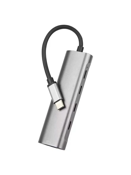 TYPE C TO USB-C ÇOKLAYICI 60W ŞARJ ADAPTÖRÜ USB 3.0 5 İN 1 PD ÇOKLAYICI ÇEVİRİCİ ürün görseli
