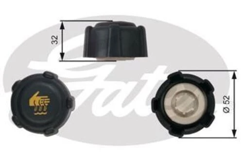 Gates RC223 Radyatör Yedek Su Depo Kapağı 00- ürün görseli
