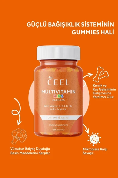 Vita Ceel Kids Multivitamin 60 Gummies
