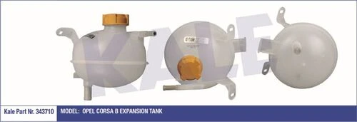 Kale 343710 OTO Radyatör  Radyatör Yedek Su Deposu Corsa B Combo ürün görseli