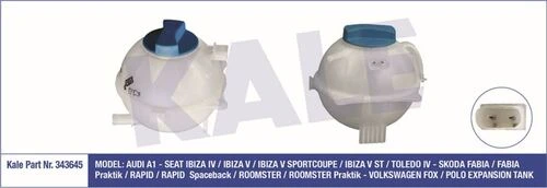 Kale 343645 OTO Radyatör  Radyatör Yedek Su Deposu Polo 01-09 / A1 / Cordoba Toledo IV Ibiza / Fabia 99- Kapaklı ürün görseli