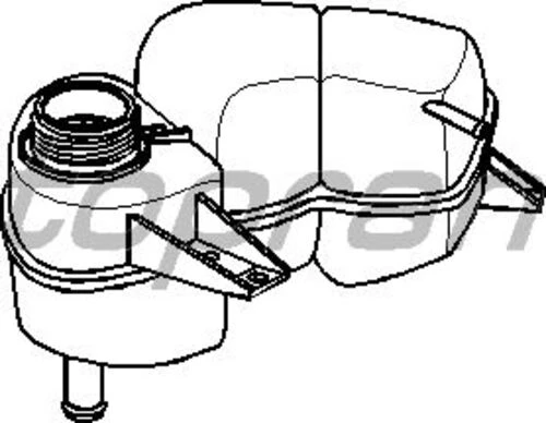 TOPRAN 202257001 Genleşme Tankı (Opel: Astra F) ürün görseli