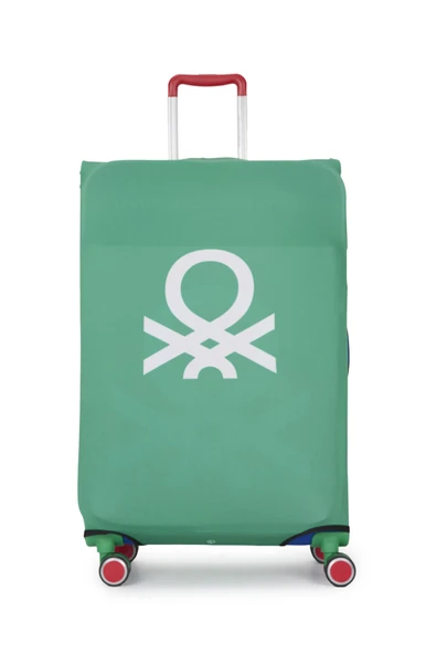 United Colors Of Benetton Orta Boy Koruyucu Valiz Kılıfı Likralı Yeşil ürün görseli