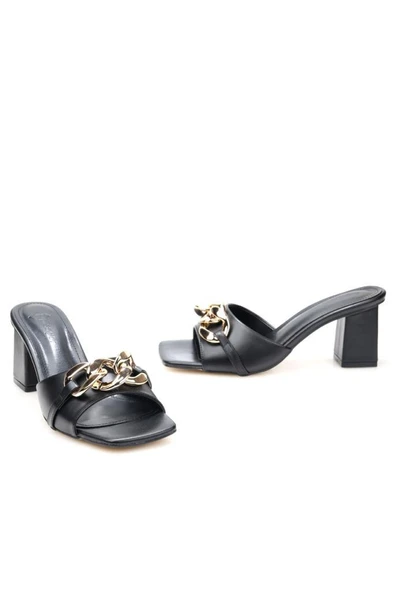 Pisagor Ps-32460 6 Cm Topuklu Kadın Terlik - 7