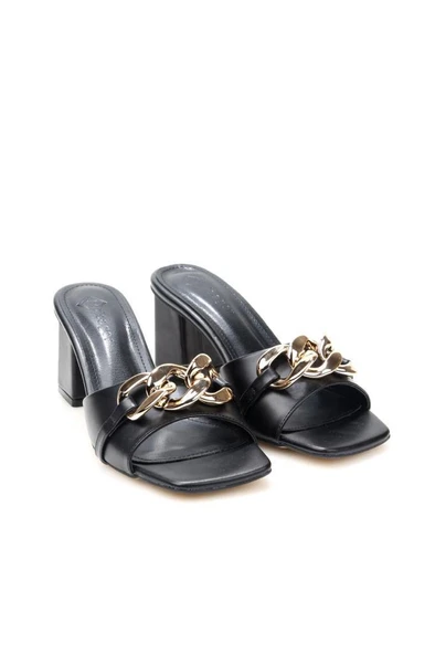 Pisagor Ps-32460 6 Cm Topuklu Kadın Terlik - 6