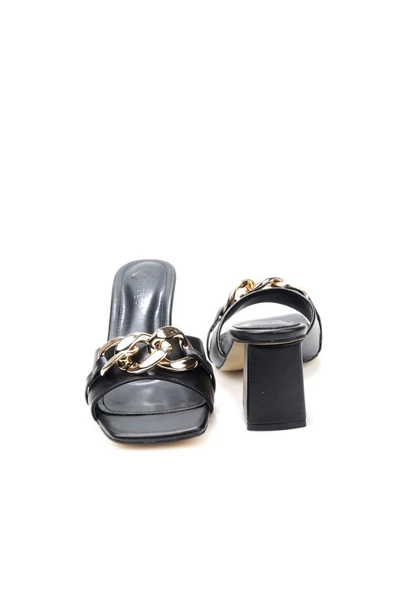 Pisagor Ps-32460 6 Cm Topuklu Kadın Terlik - 9