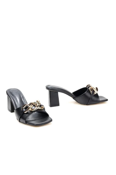 Pisagor Ps-32460 6 Cm Topuklu Kadın Terlik - 8