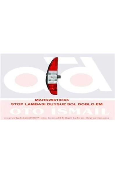 Mars 610365 Stop Lambası Sol Doblo 01-06 Duysuz