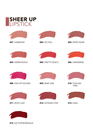 Flormar Nemlendirici Parlak Ruj- Sheer Up Lipstick - 009 Baby Girl - 7