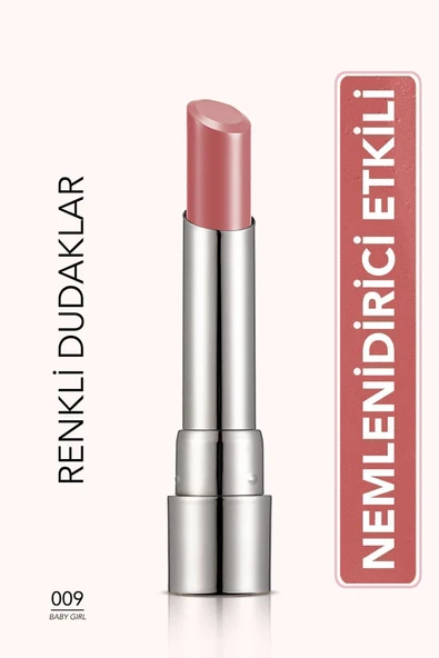 Flormar Nemlendirici Parlak Ruj- Sheer Up Lipstick - 009 Baby Girl