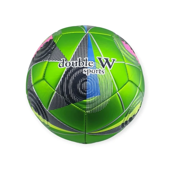 Futbol Topu Dikişli 420 gr No:5 - FB-490-YEŞİL