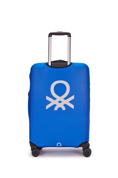 United Colors Of Benetton Kabin Boy Koruyucu Valiz Kılıfı Likralı Sax - Resim 2