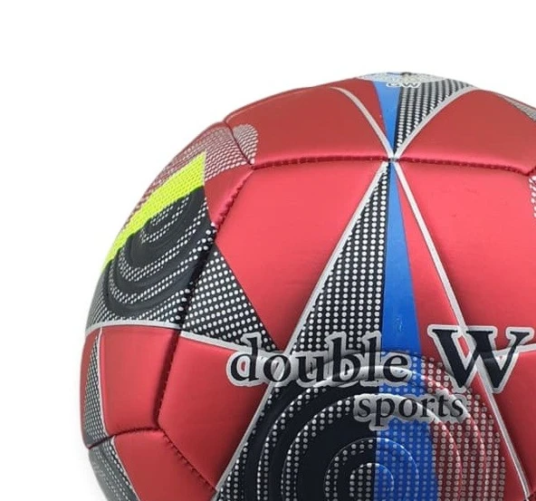 Futbol Topu Dikişli 420 gr No:5 - FB-490-KIRMIZI - 2