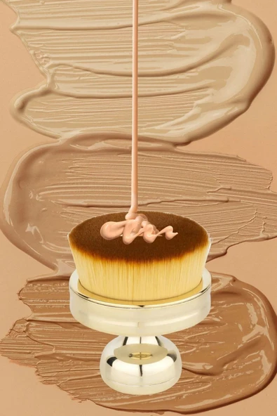 Fondöten Fırçası, Kapatıcı Fırçası, Yumuşak, Profesyonel, Kolay Uygulanabilir Gold Fırça - 5