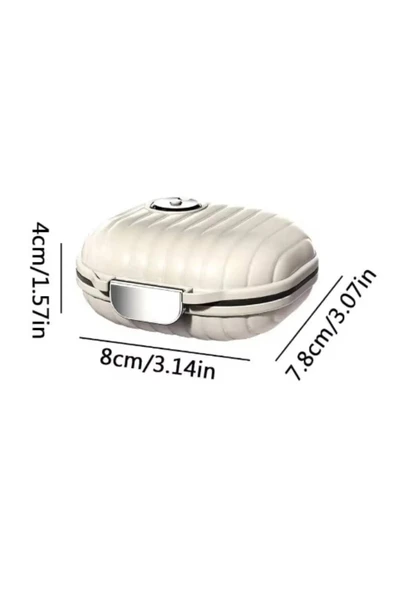 Mini Taşınabilir İlaç Kutusu 7 gün Bölmeli Küçük İlaç Kutusu - 5