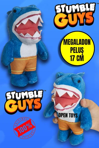 Stumble Guys Megaladon Peluş 17 Cm