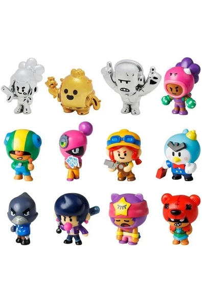 Brawl Stars12'li Delüks Figür Set BRW2080 - 2
