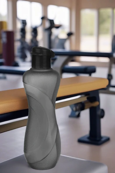 Waterfresh 750 ml Matara Okul İşyeri Spor Salonu Için Uygun & Su Şişesi & Suluk Siyah - 4