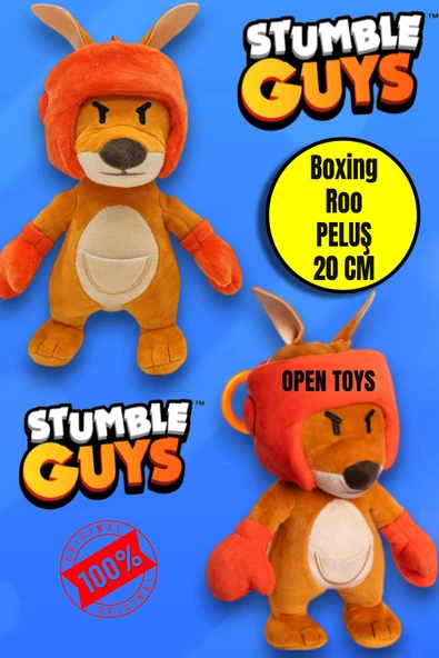 Stumble Guys Boxing Roo Peluş 20 Cm