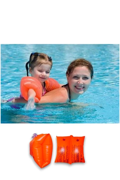 Havuz-deniz Çocuk Kırmızı Kolluk 3 Yaş Üstü Kırmızı - 59642eu - 4