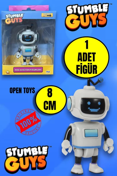 Stumble Guys Figür 8 cm  Robot ürün görseli 1