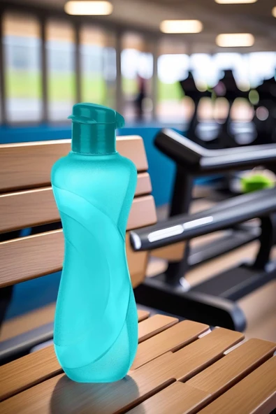 Waterfresh 750 ml Matara Okul İşyeri Spor Salonu Için Uygun & Su Şişesi & Suluk Siyah - 8