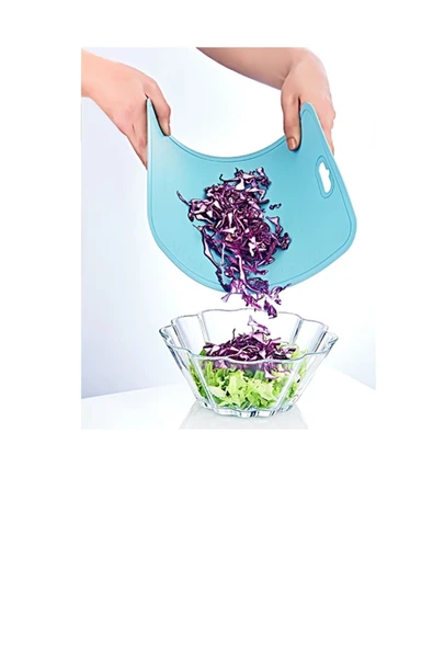 Ekmek, Sebze, Meyve Kaydırmaz Leke Tutmaz Kesim Standı Tahtası - Antrasit - 8