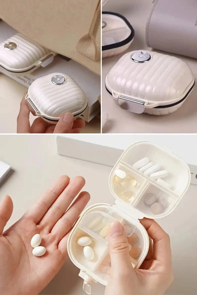 2'li Set Taşınabilir İlaç Kutusu - 5