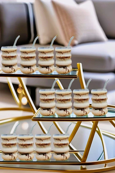 12'li Borosilikat Boğumlu Model Kokteyl ve Soğuk-Sıcak Kahve Bardağı Pipet 300ML - 2