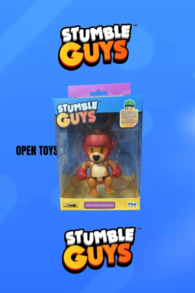 Stumble Guys Boxin Roo Figür 12 cm - Resim 2