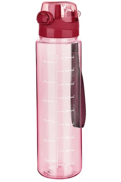 1 Litre - Okul Işyeri Spor Salonu Için Sızdırmaz Damlatmaz Su Matarası Mavi - 5