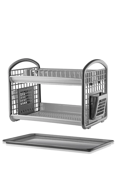 Çok Foksiyonluk Çift Katlı Tabaklık & Bulaşık Kurutmalık - 5