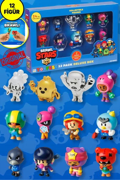 Brawl Stars  Delüks 12 li Figür Seti - 5 CM MODEL 1 ürün görseli 1