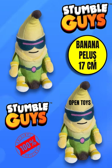 Stumble Guys Banana Peluş 17 Cm