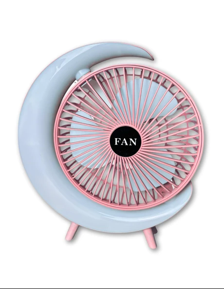 S24 Taşınabilir Masaüstü Pembe Usb Fan - 2
