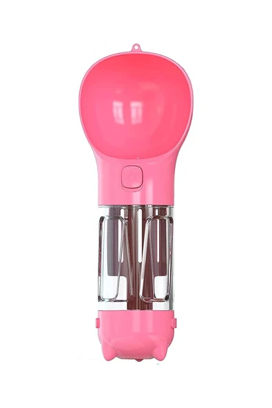 Kedi Köpek Evcil Hayvan Portatif Çok Amaçlı Suluk ve Mama Kabı - 300 ml + 150 ml - 7