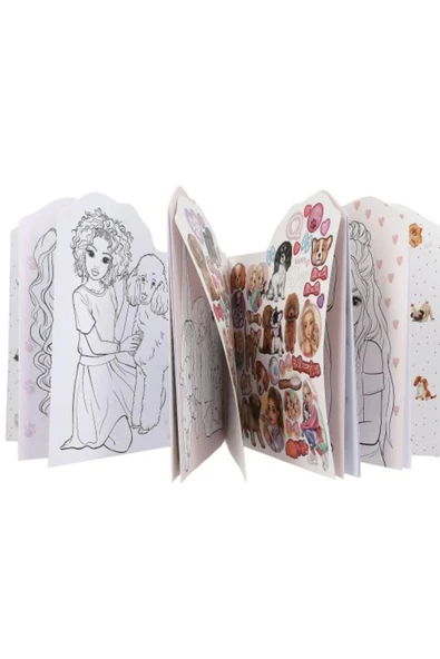 TOPModel Doggy coloring book KITTY and DOGGY - 2