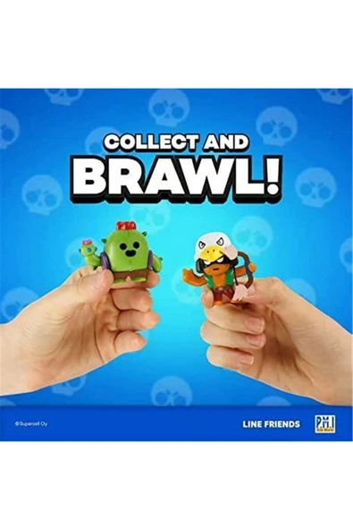 Brawl Stars Delüks 12 Li Figür Seti  5 cm Model 2 - 8