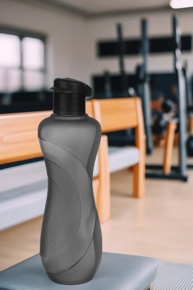 Waterfresh 750 ml Matara Okul İşyeri Spor Salonu Için Uygun & Su Şişesi & Suluk Siyah - 2