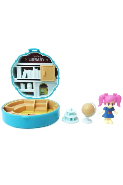 2 Adet Taşınabilir Dollhouse Sürpriz Paket - 6
